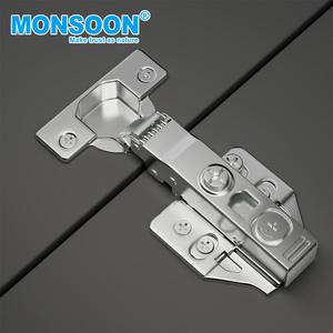 Idraulico Soft Close <span class=keywords><strong>3D</strong></span> cerniera nascosta a due vie cardini dell'armadio con cuscinetti a sfera <span class=keywords><strong>3D</strong></span> mobili in acciaio per uso cucina - Product Image 1