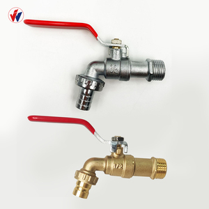 Grifo de Agua de Aleación de Zinc de 1/2\", 3/4\", 1\" para Riego Industrial y Doméstico con Doble Conexión y Válvula de Bola para Grifo de Balcón Exterior - Product Image 6