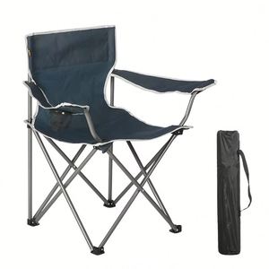 Chaise pliante portable pour le plein air, le voyage, le pique-nique, le jardin, la plage, la pêche, le camping - Product Image 1