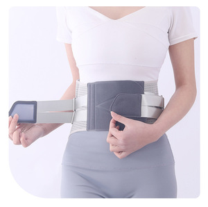 HKJD Compression réglable Double traction ceinture antidérapante taille de travail lombaire bas du dos orthèse soutien pour le soulagement de la douleur - Product Image 6