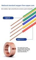 Fil électrique isolé en PVC à âme en cuivre 300V 450V pour câblage domestique et de bâtiment – Options unipolaires et multibrins