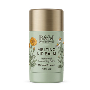 Crème pour les seins naturelle et sûre à base de plantes, vente en gros, beurre de cacao, vitamine E, pour les mamans qui allaitent, lotion apaisante pour les mamelons - Product Image 2