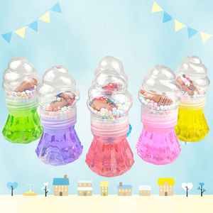 Kit de slime galaxie capybara transparent double couche avec diamants et paillettes, 12 pièces, avec tête en mousse – Vente chaude - Product Image 2