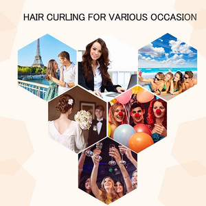 Secador <span class=keywords><strong>de</strong></span> pelo iónico portátil <span class=keywords><strong>de</strong></span> Tres barriles, alisador Waver, pantalla LED, calentador eléctrico PTC, alisador y rizador <span class=keywords><strong>de</strong></span> <span class=keywords><strong>aire</strong></span> caliente - Product Image 5