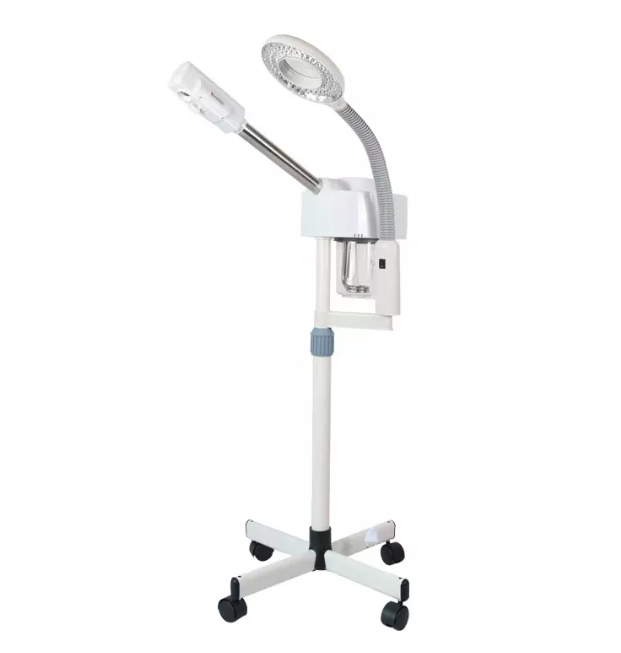 BOWKET 2-in-1 Hot Sale Facial Steamer | Ionic Skin Moisture Vaporizer with LED Magnifying Lamp | Deep Face Cleaning – orangles Qatar