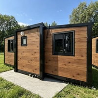 Maison conteneur en acier extensible Sinoy 20 pieds, préfabriquée, bureau à domicile portable, 1 ou 2 chambres