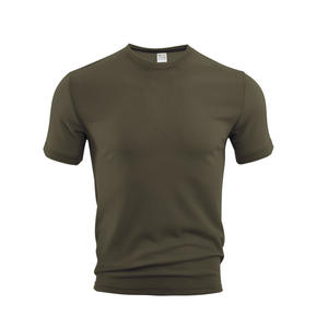 T-shirt respirant à manches courtes pour hommes, coupe ajustée, mélange de coton léger, vêtements décontractés pour un usage quotidien, taille M L XL - Product Image 1