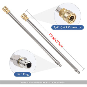 Limpiador de superficies de lavadora a presión de 14 pulgadas <span class=keywords><strong>con</strong></span> disco de 4000 PSI y una mano giratoria doble <span class=keywords><strong>con</strong></span> 4 ruedas para limpieza de techos de paredes de piscinas - Product Image 5