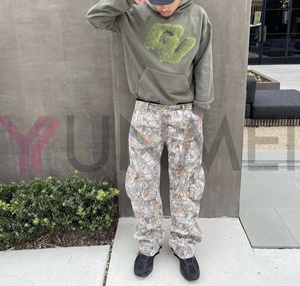 Logo personalizzato all'ingrosso tessuto tasca da uomo Jogger <span class=keywords><strong>paracadute</strong></span> <span class=keywords><strong>pantaloni</strong></span> da carpentiere caccia mimetico <span class=keywords><strong>pantaloni</strong></span> Cargo mimetici per gli uomini - Product Image 2