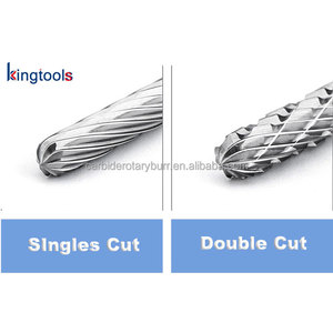 Fraise rotative en carbure de tungstène OEM, 6 mm/1/4 po, à double coupe, surface polie, pour débavurage de métaux, vente directe usine, prête à l'emploi (<span class=keywords><strong>RTS</strong></span>) - Product Image 6