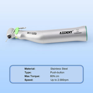 Azdent 20:1 Instrumento <span class=keywords><strong>Dental</strong></span> Eléctrico LED para Implantes, Contraángulo de Baja Velocidad - Product Image 3