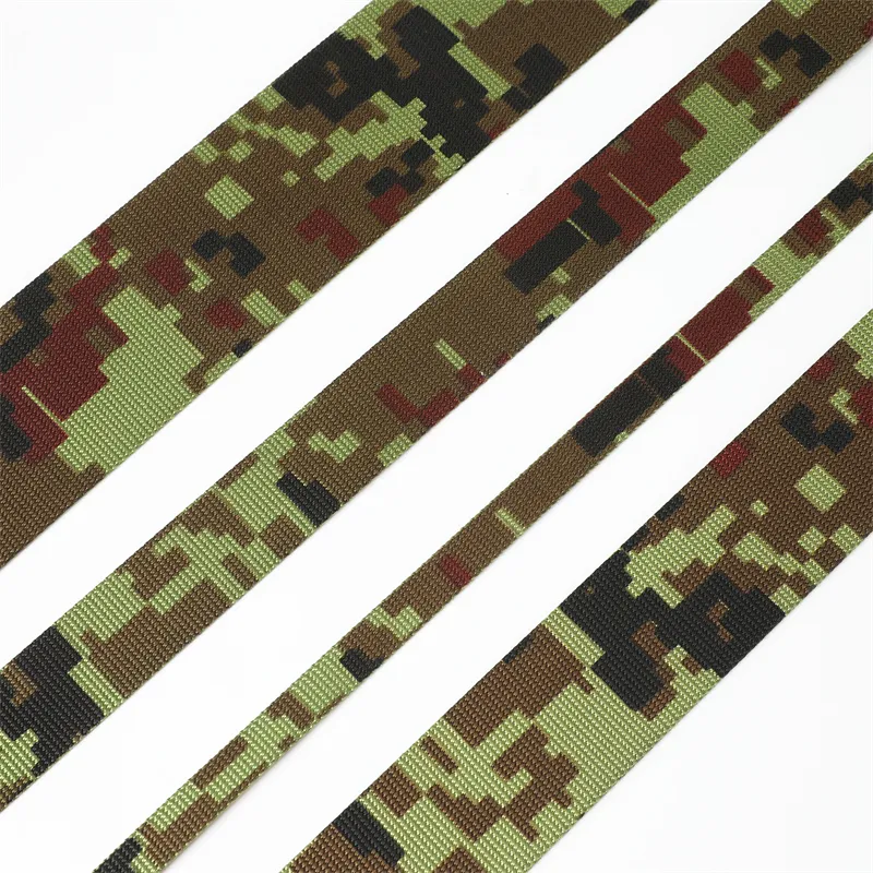 China fornecedor profissional design estônico 4 cores madeira digital camuflagem bolsa tiras camuflagem fita irr websing