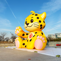 Mascotte gonflable personnalisée Léopard Publicitaire, Mascotte Gonflable Jaguar, Décoration Gonflable Guépard pour Extérieur