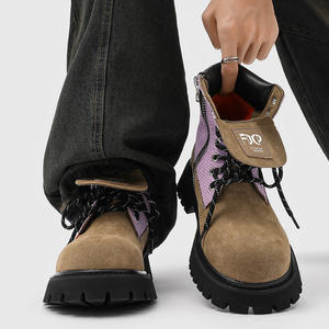 Botas de Invierno Unisex de Cuero Genuino, Impermeables, con Forro Térmico, Botines con Suela Gruesa, Cómodos, con Forro de Felpa y Suela de Goma - Product Image 6