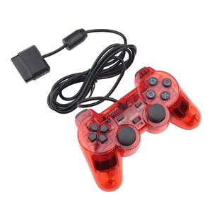 NSlikey <strong>PS2</strong> Wired Game Controller Dual Vibration Transparent Game Controller - Product Image 2