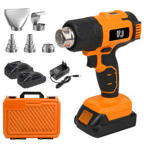 ปืนเป่าลมร้อนกำลังสูง 1800 วัตต์ พร้อมระบบควบคุมอุณหภูมิแบบปรับได้ 50-550 องศา ℃   ชุดปืนลมร้อนกำลังสูงสำหรับลอกสีและหดท่อหุ้มสายไฟ - Product Image 1