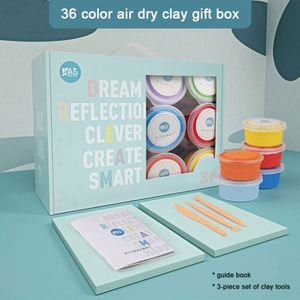 Hot Sale Super Light <b>Polymer</b> Modeling Soft Air-Dried Clay DIY Model 24/36/48 Color Kids Toy Wholesale Ultralight Plastic - Product Image 6