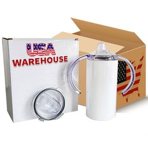 Vasos Térmicos de 12 oz para Sublimación, Botella de Agua con Doble Aislamiento, Termo, Tazas de Viaje para Niños con Asas - Product Image 1