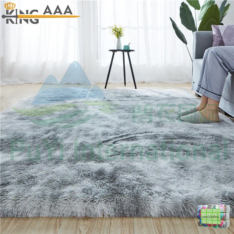 Factory directly sells wholesale cheap rough pile plush carpet korea free used clothes bales