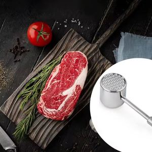Stainless Steel <b>Meat</b> Tenderizer Heavy Sturdy <b>Meat</b> Mallet Pounder Hammer <b>Tool</b> Kitchen <b>Meat</b> Pounder Labor-saving Chicken Steak - Product Image 4