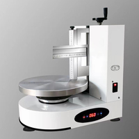 Machine Commerciale Automatique pour l'Application et le Lissage de la Crème et de la Glaçage sur les Gâteaux, Machine à Décorer et à Glaçonner les Gâteaux