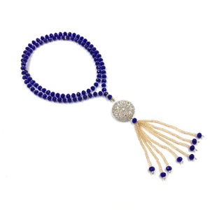 99 cuentas de cristal azul rosarios al por mayor <span class=keywords><strong>para</strong></span> bisutería <span class=keywords><strong>mujer</strong></span> a granel - Product Image 4