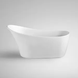 Modern 170cm Bathroom Small Deep Acrylic Freestanding Soaking Sided Bathing Tub Portable Bathtub For Adults Mini