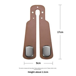 Fabricante Gancho de coche Gancho de plástico de goma pequeño para asiento trasero Organizador de almacenamiento Colgador de coche Kits interiores - Product Image 4