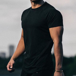 T-shirt Sportiva da Uomo in Cotone ad Asciugatura Rapida per Fitness con Stampa Personalizzata - Product Image 2