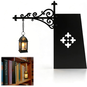 Nouvelle lampe LED suspendue vintage pour étagère, lanterne fantôme pour bibliothèque, lampe lanterne pour étagère - Product Image 1