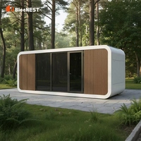 Cabine Modulaire Intégrale en Acier avec Mousse Isolante, Démontable, Type Pod, avec Portes Double Face