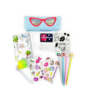 Suministros DE ARTE personalizados Kit escolar Caja de regalo Estuche de lápices necesario Cuaderno Sello Cinta decorativa Artículos de papelería para niños Oficina S - Product Image 4