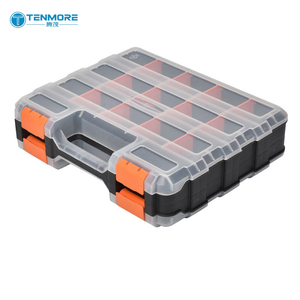 Organizador de Herramientas de Doble Cara de Fácil Acceso, Caja de Almacenamiento de Herramientas Portátil con Cierres Seguros para Tornillos, Clavos y Herramientas - Product Image 4