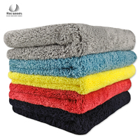 Serviettes de lavage de voiture à eau d'absorption 60x40 Serviette en microfibre Nettoyage de voiture 500gsm 40x40 30x40cm 600GSM