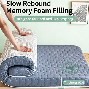 Surmatelas Épais et Doux pour Dortoir Scolaire - Surmatelas en Fibre <span class=keywords><strong>de</strong></span> Polyester Écologique et Durable, Taille Simple - Product Image 5