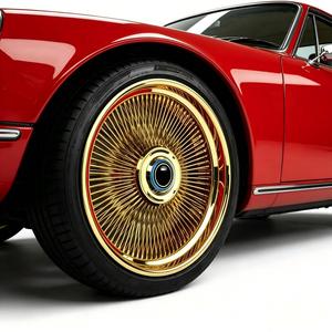 Retro Arabalar İçin Klasik Çok Çubuklu Krom Tel Jantlar Özel PCD ET Kaplama - Product Image 2
