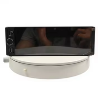 Estéreo para Auto de Un Solo DIN, Reproductor MP5 de 6.86 Pulgadas, Enlace Espejo, Llamadas Manos Libres, Bluetooth Inalámbrico, Carplay
