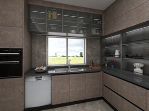 Armoires de cuisine SANTOPOVA au design simple, en aggloméré, pour la vente - Product Image 6