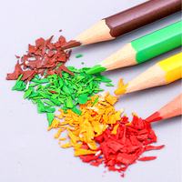 Ensemble de crayons de couleur en bois Foska pré-affûtés, couleurs vives, mine souple de qualité supérieure, emballage en tube, pour le coloriage et le dessin des enfants