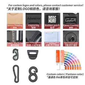 Hebillas de Plástico, Ganchos y Cierres para Lona de Carpa, Accesorios para Bolsas, Color Negro, B014 B026 B029 B065, Tamaños 21 12 31 28 mm - Product Image 3