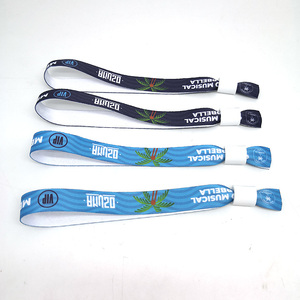 Customized Eco-Friendly Folk Art Festival Fabric Promotional <strong>Wristbands</strong> For Events Parties One-Time Use Heat Transfer Promotions - Product Image 2