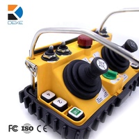 Télécommande sans fil pour grue industrielle F24-60, 310-331.165 MHz, étanche, antichoc, avec joystick, portée de 100 m (plastique)