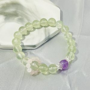 Браслет из кристаллов виноградного камня, женский, лимитированная серия, высококачественное ожерелье из фиолетового кристалла, колье из розового кристалла, модный аксессуар - Product Image 2