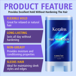 Keraliss Strong Hold Rice Water Filler, gel pour cheveux non gras à l'huile d'argan et à la rose, pour dreadlocks, contrôle des frisottis, cire pour les bords - Product Image 3