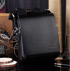 Nouveau Sac Bandoulière Petit Carré Élégant Imperméable en Cuir PU, Vente en Gros d'Usine de Qualité pour Hommes - Product Image 2