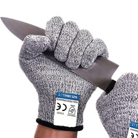 Gants résistants aux coupures, Protection de niveau 4 de qualité alimentaire, gants de sécurité résistants aux coupures dans la cuisine