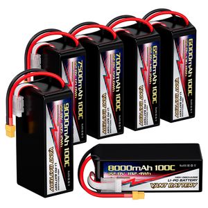 Vant Drone แบตเตอรี่6S 22.8V 6000/6500/7000/7500/8000/9000mAh 100C lihv สำหรับ7-8inch 400-450mm X8 10นิ้ว - Product Image 1