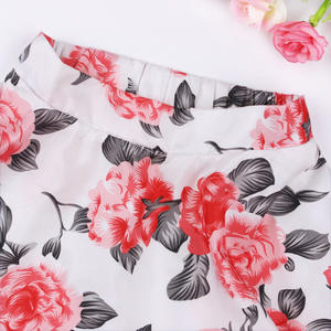 Ensembles de vêtements pour enfants, jupe florale et haut court pour filles, fabriqués en Chine - Product Image 5