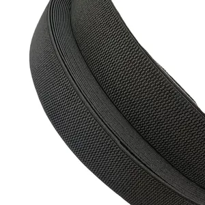 High elasticity 38mm 50mm corn grain woven elastic band for outdoor furniture elastic strap waistband