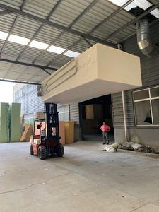 Attache de pince pour chariot élévateur à haute résistance pour la manipulation de balles en mousse de caoutchouc, pour la fabrication de meubles et de matelas - Product Image 4